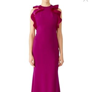 Nha Khanh Magenta Kate Gown